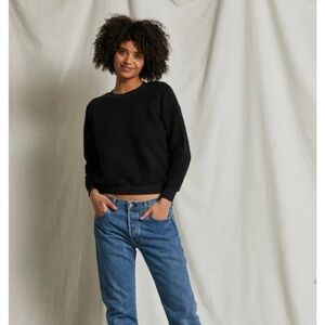 perfectwhitetee Ziggy inside out Black Sweatshirt. Medium.